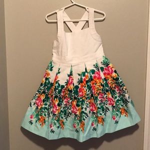 Gorgeous girls summer dress work cross cross back